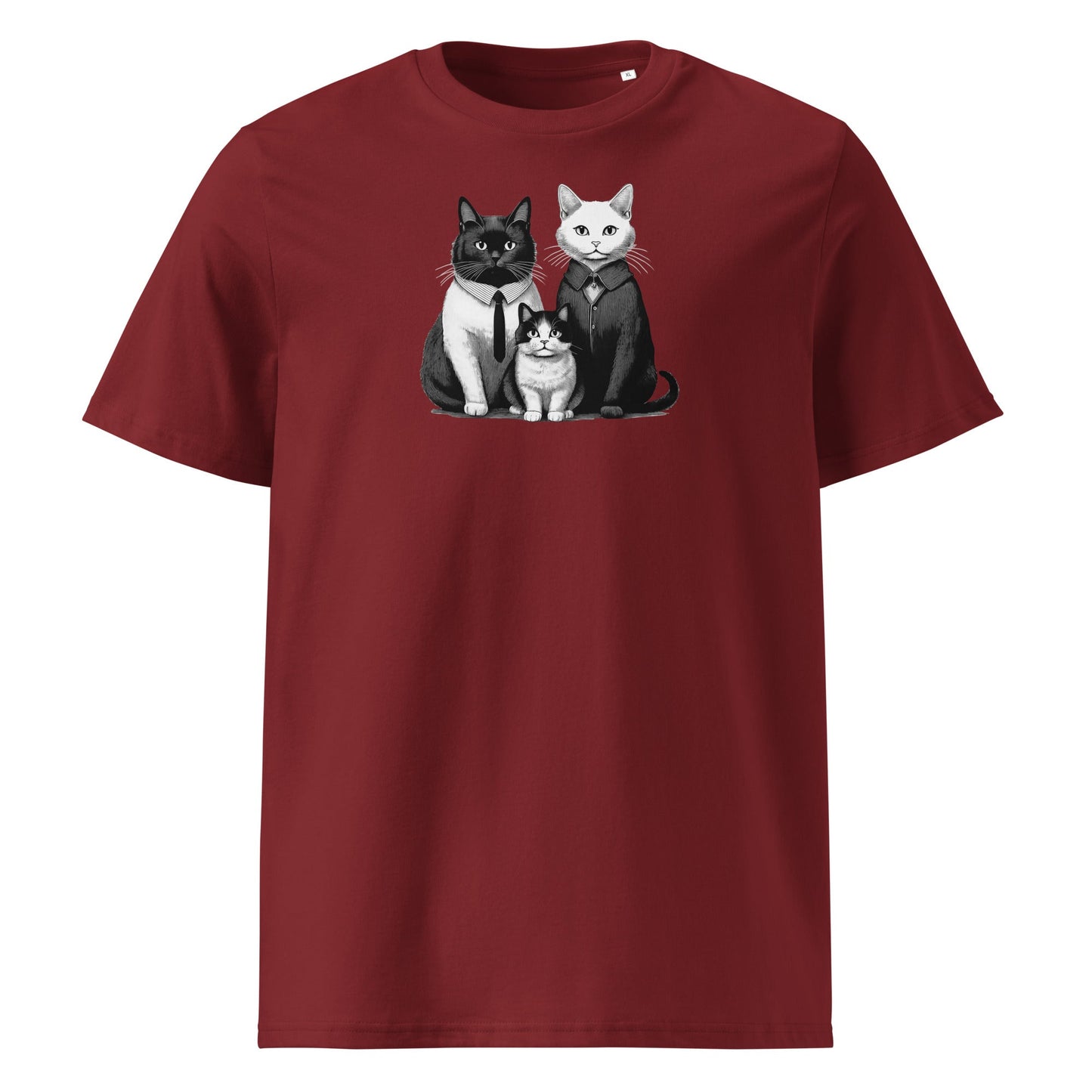 Addams Cat Family | organic cotton t-shirt - Gorma & Friends