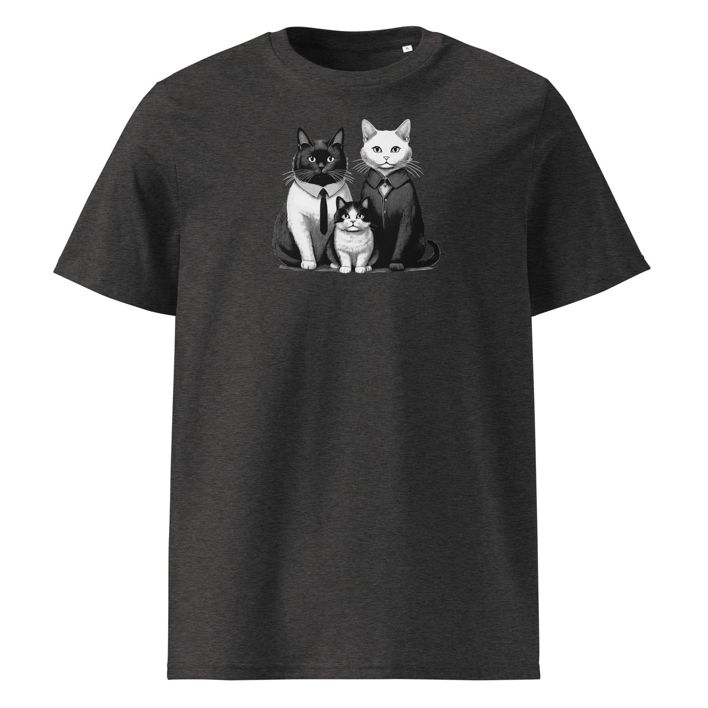 Addams Cat Family | organic cotton t-shirt - Gorma & Friends