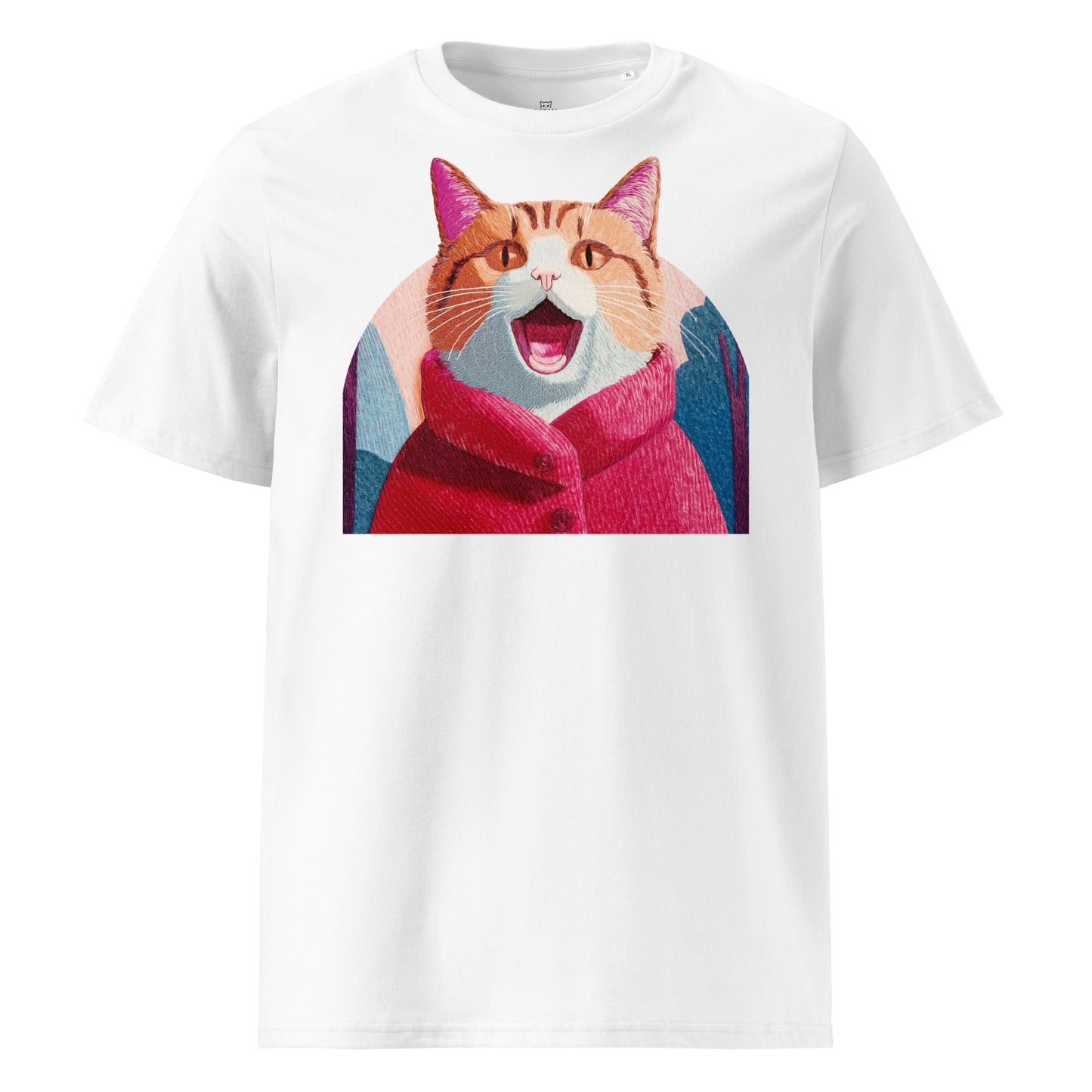Cat in the Red Coat | Unisex organic cotton t-shirt - Gorma & Friends
