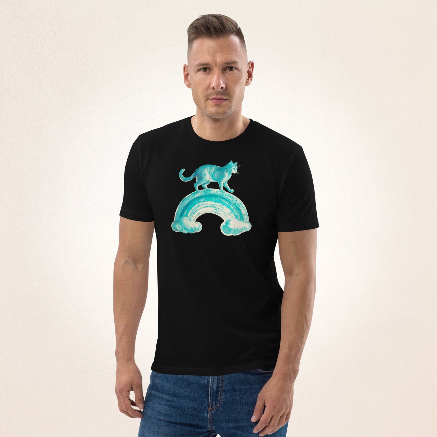 Cat on the Cloud | Unisex organic cotton t-shirt - Gorma & Friends