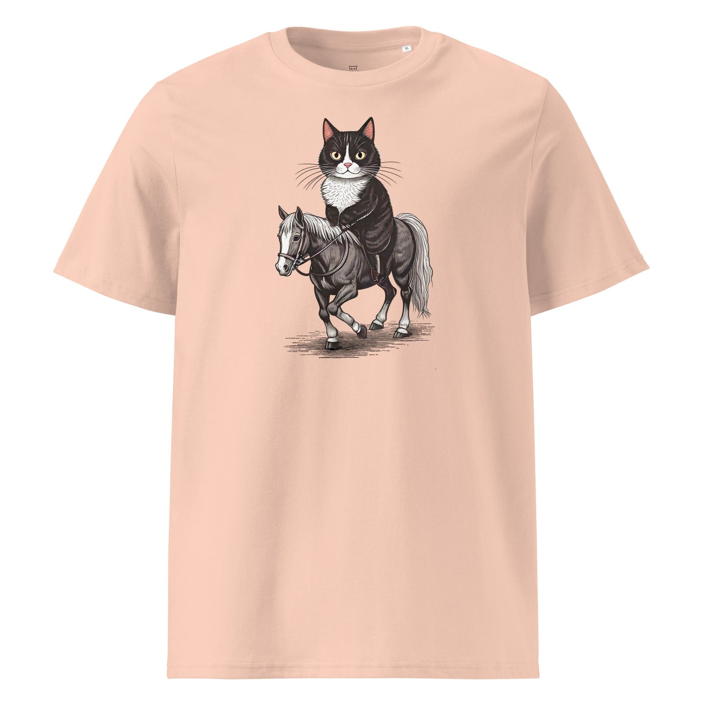 Cat Riding Horse | organic cotton t-shirt - Gorma & Friends