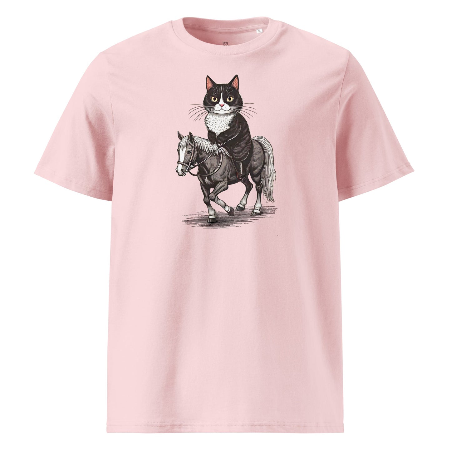 Cat Riding Horse | organic cotton t-shirt - Gorma & Friends