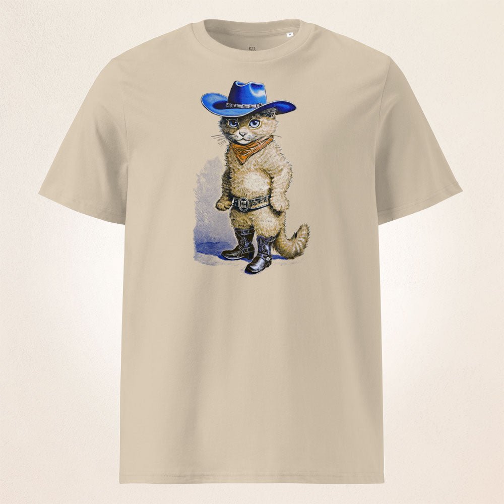 Cowboy Cat | organic cotton t-shirt - Gorma & Friends