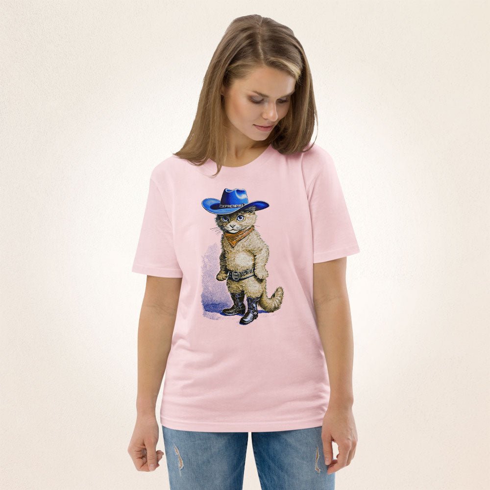 Cowboy Cat | organic cotton t-shirt - Gorma & Friends