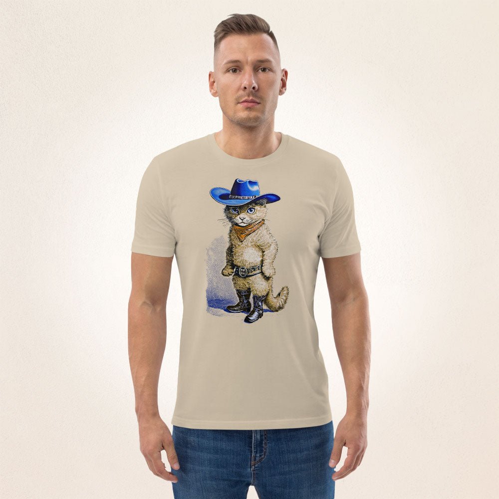 Cowboy Cat | organic cotton t-shirt - Gorma & Friends