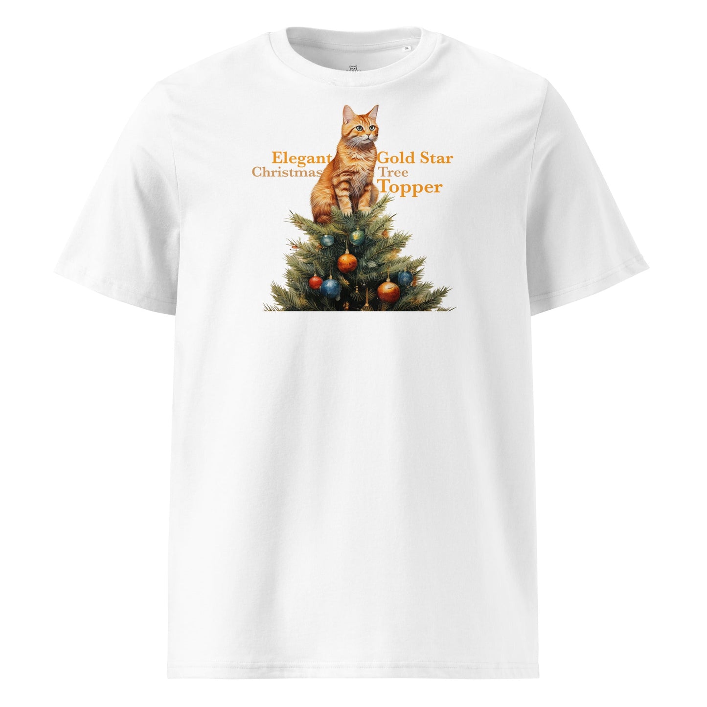 Elegant Gold Star Christmas Tree Topper | organic cotton t-shirt - Gorma & Friends