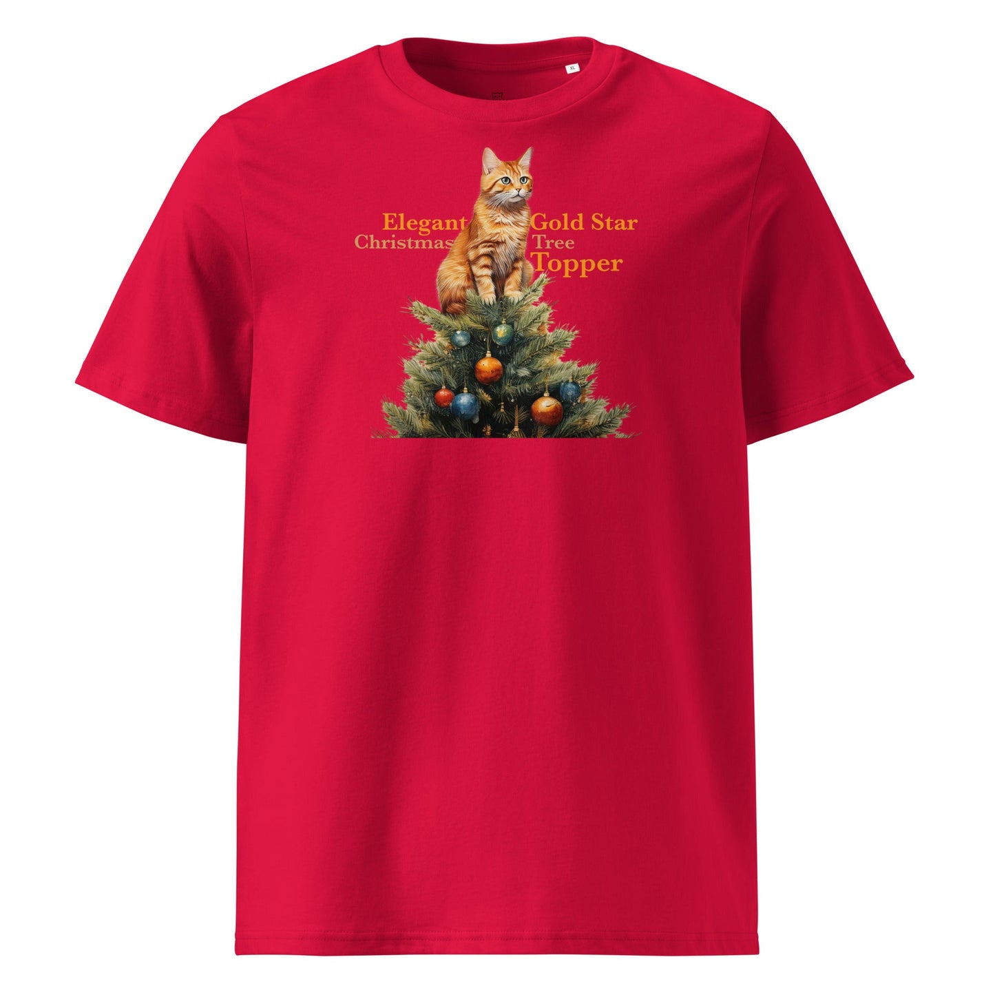 Elegant Gold Star Christmas Tree Topper | organic cotton t-shirt - Gorma & Friends