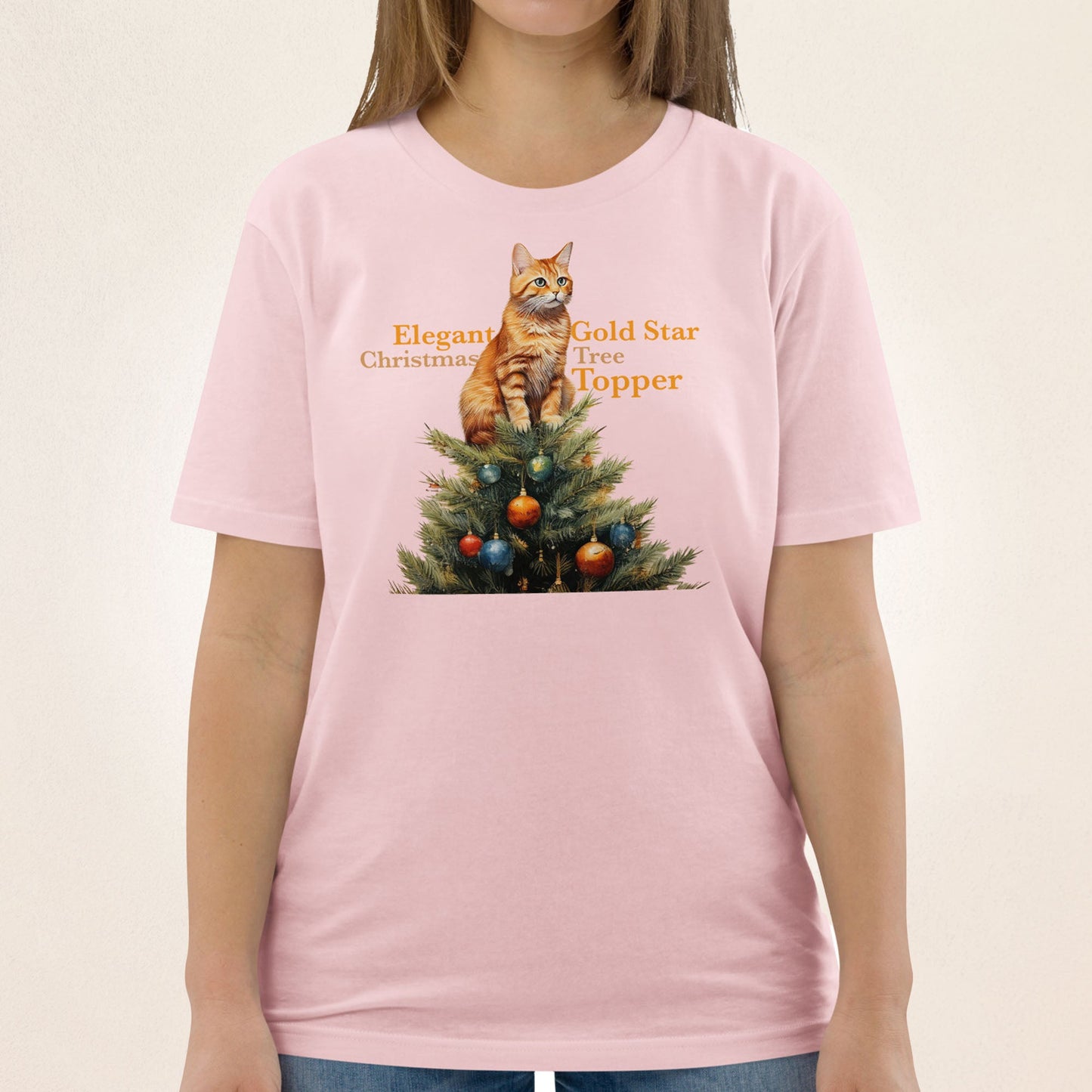 Elegant Gold Star Christmas Tree Topper | organic cotton t-shirt - Gorma & Friends