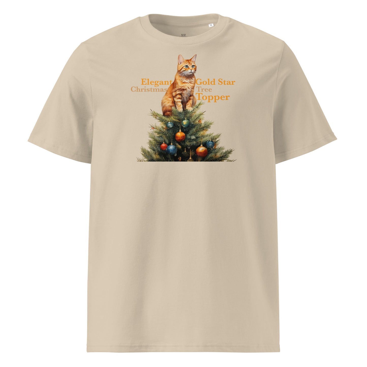 Elegant Gold Star Christmas Tree Topper | organic cotton t-shirt - Gorma & Friends