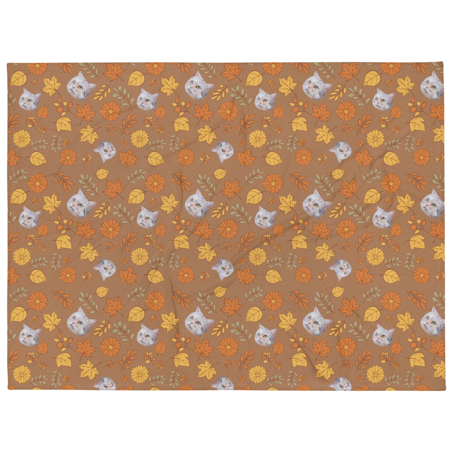 Furry Friend Blanket: Customized Pet Portrait - Autumn Color | 個人化寵物毛氈(秋色) - Gorma & Friends