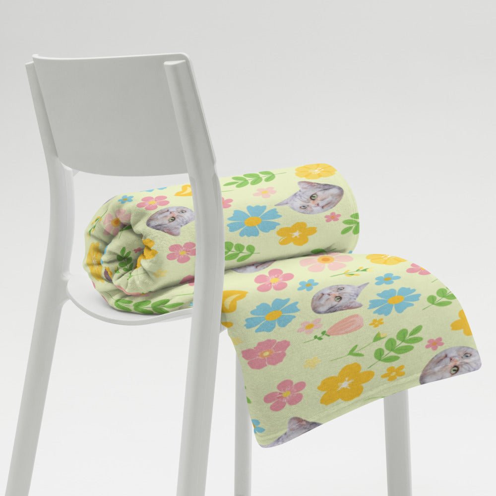 Furry Friend Blanket: Customized Pet Portrait - Spring Color | 個人化寵物毛氈(春色) - Gorma & Friends