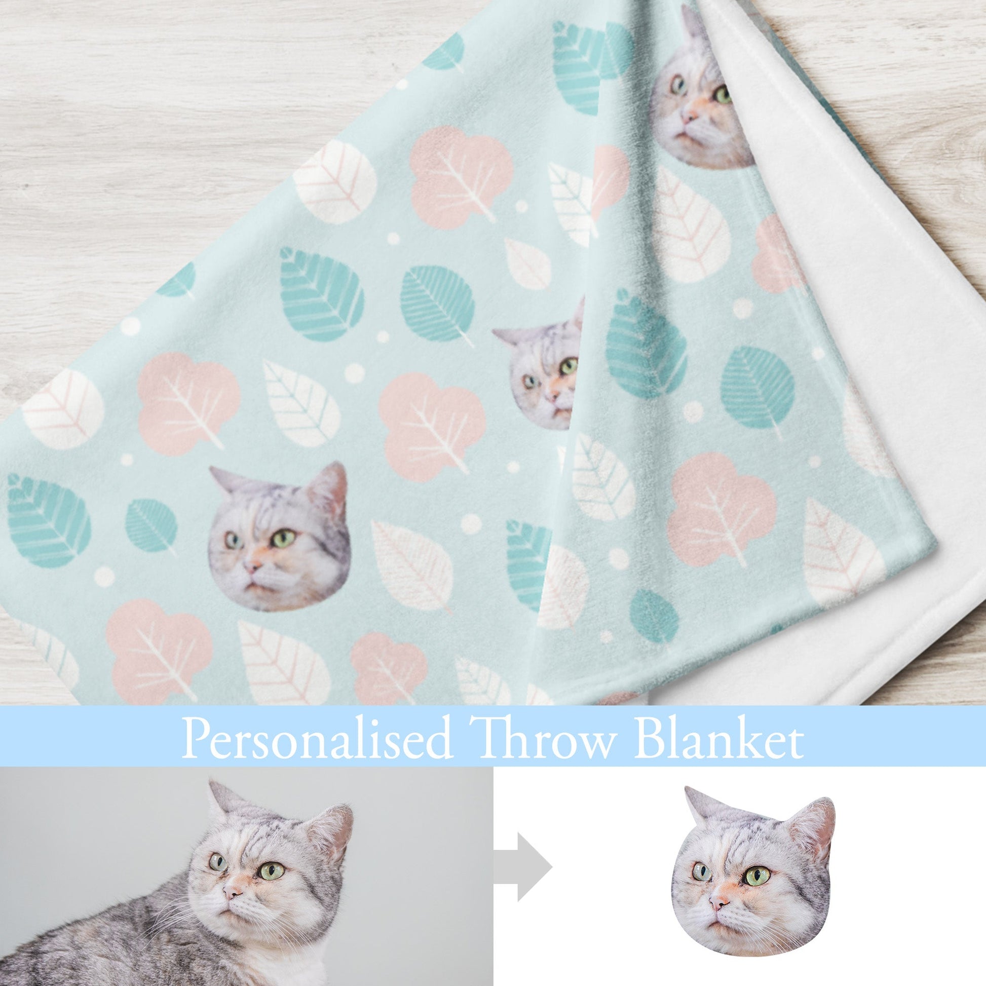 Furry Friend Blanket: Customized Pet Portrait - Winter Color | 個人化寵物毛氈(冬色) - Gorma & Friends