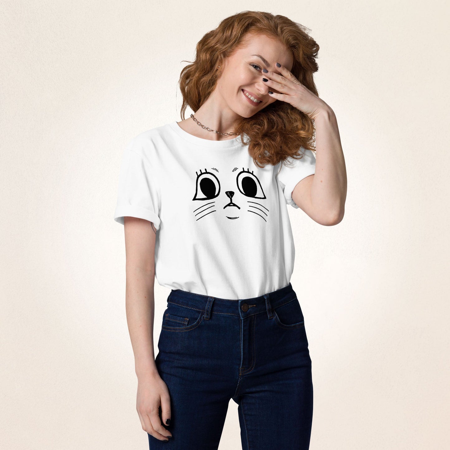 Grumpy Face | organic cotton t-shirt - Gorma & Friends
