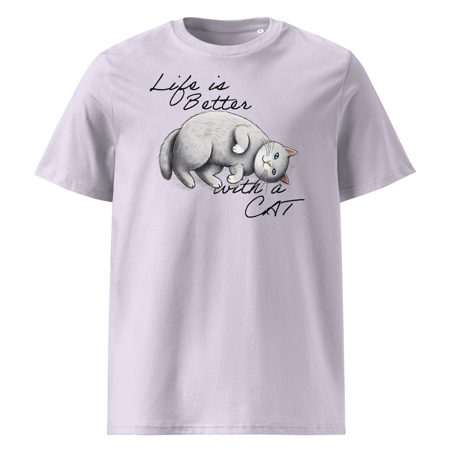 Life is Better with a Cat | organic cotton t-shirt - Gorma & Friends