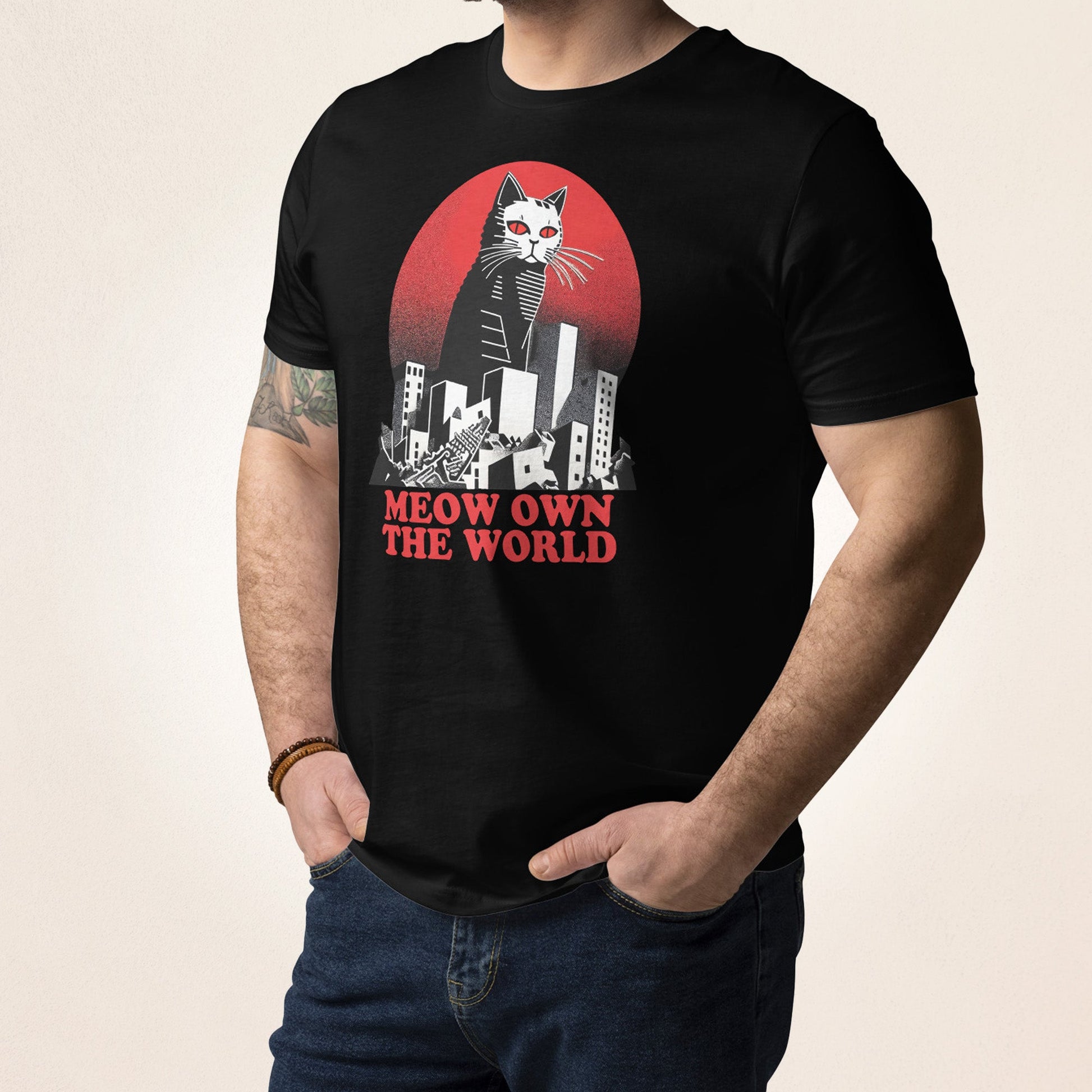 Meow Own The World | organic cotton t-shirt - Gorma & Friends