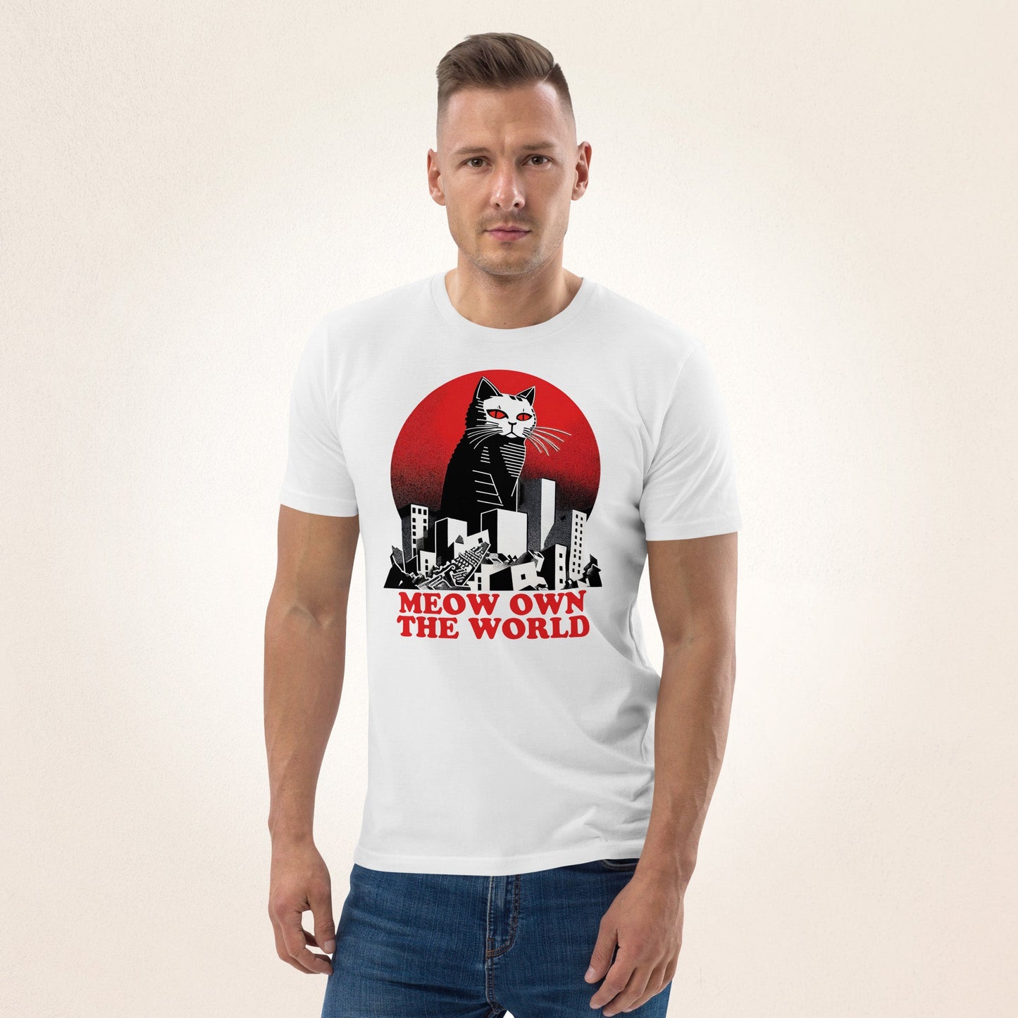 Meow Own The World | organic cotton t-shirt - Gorma & Friends