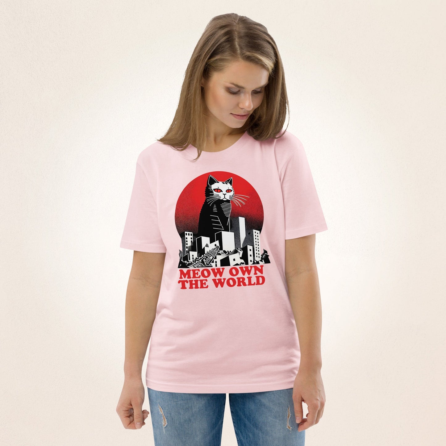 Meow Own The World | organic cotton t-shirt - Gorma & Friends