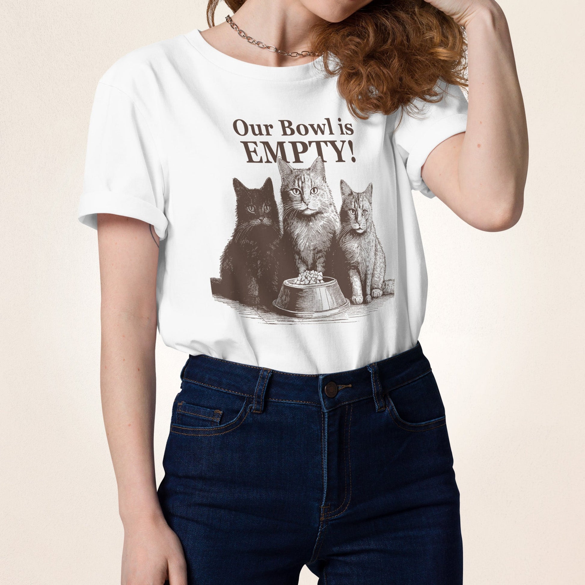 Our Bowl is Empty! | organic cotton t-shirt - Gorma & Friends