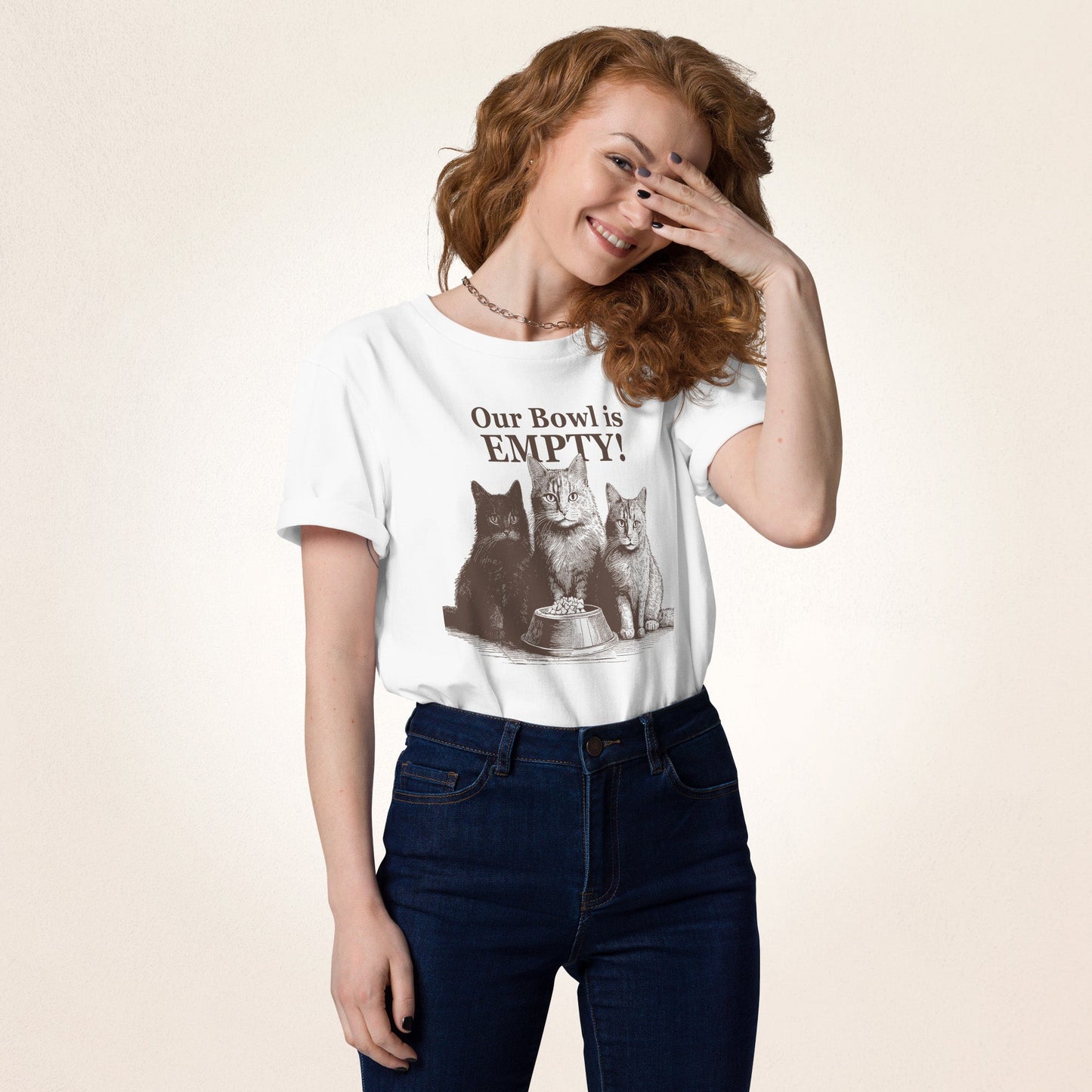 Our Bowl is Empty! | organic cotton t-shirt - Gorma & Friends