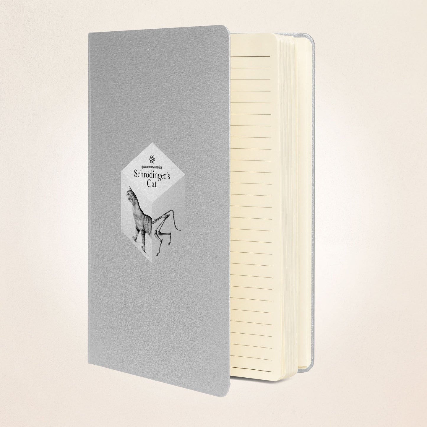 Quantum Mechanics Schrödinger's Cat | Hardcover notebook - Gorma & Friends