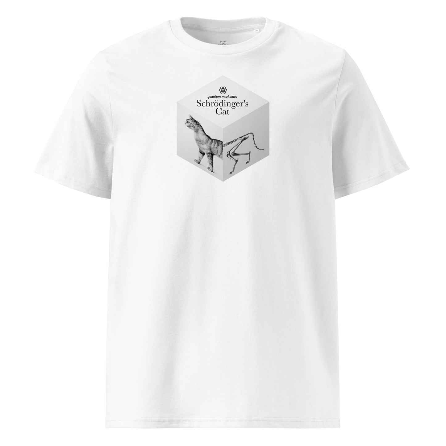 Quantum Mechanics Schrödinger's Cat | organic cotton t-shirt - Gorma & Friends