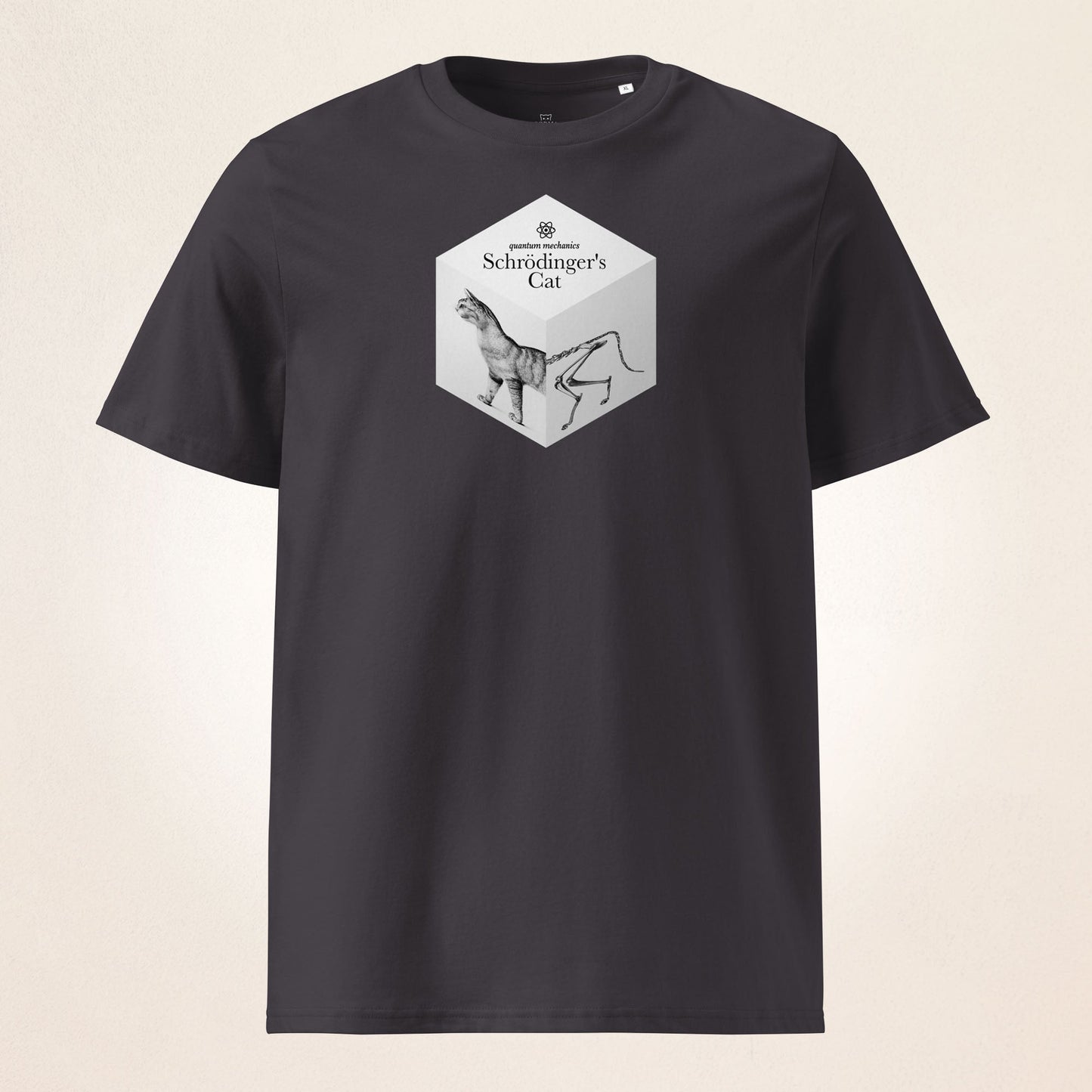 Quantum Mechanics Schrödinger's Cat | organic cotton t-shirt - Gorma & Friends
