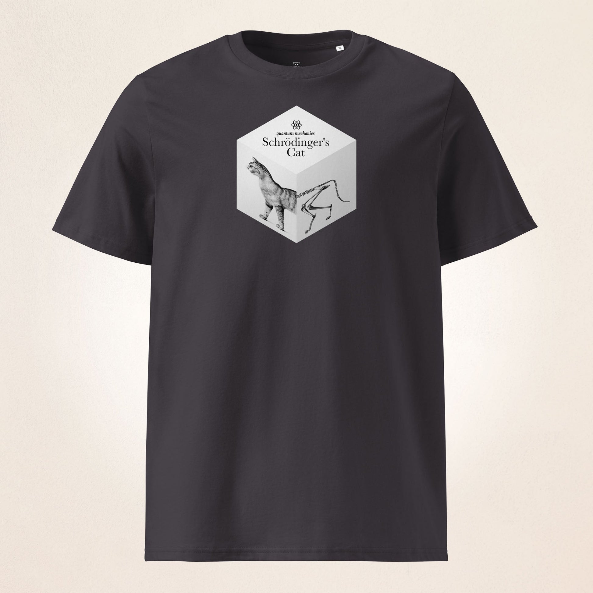 Quantum Mechanics Schrödinger's Cat | organic cotton t-shirt - Gorma & Friends