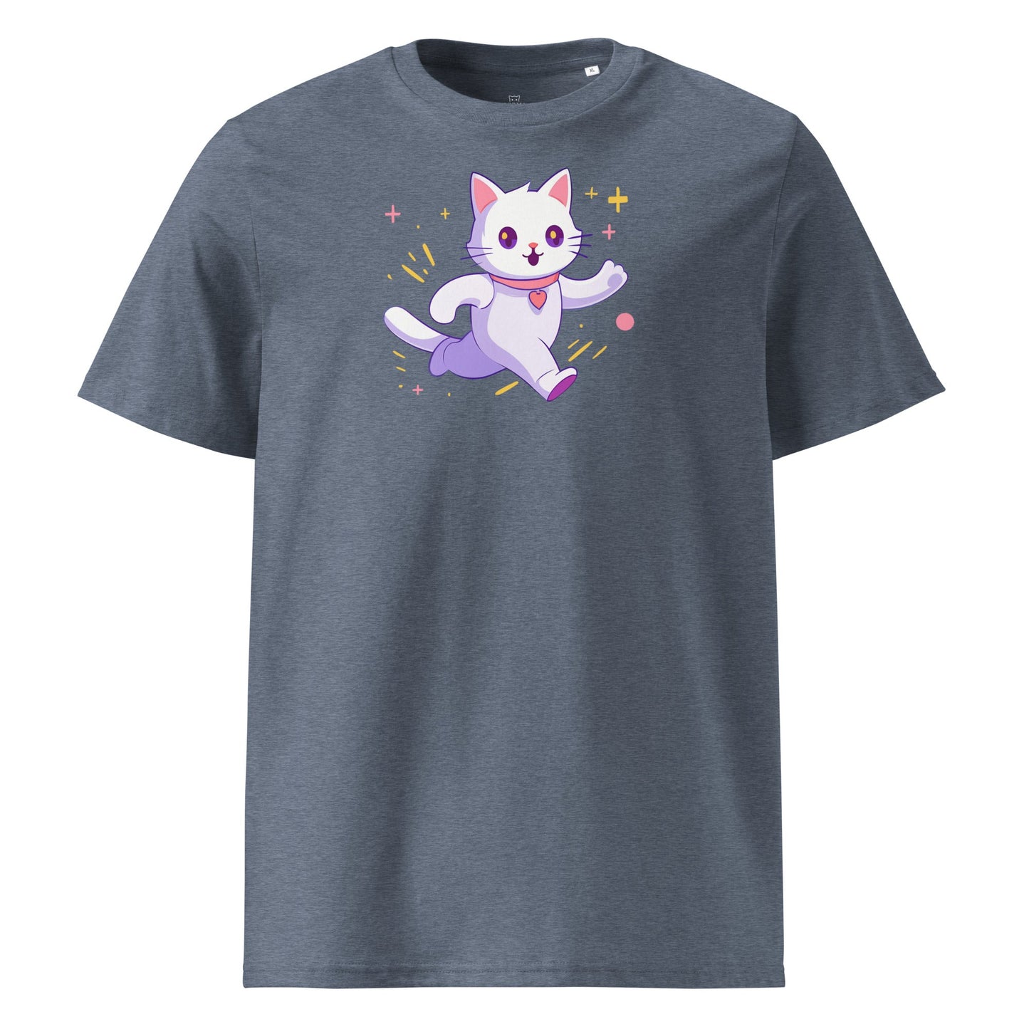 Running Cute Cat | organic cotton t-shirt - Gorma & Friends