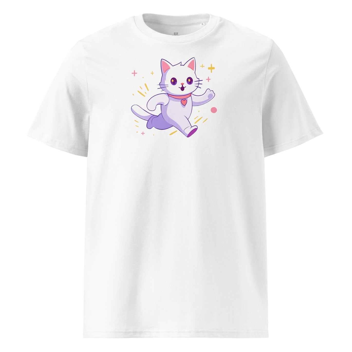 Running Cute Cat | organic cotton t-shirt - Gorma & Friends