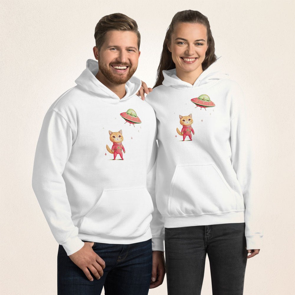UFO and Cat | Unisex Hoodie - Gorma & Friends