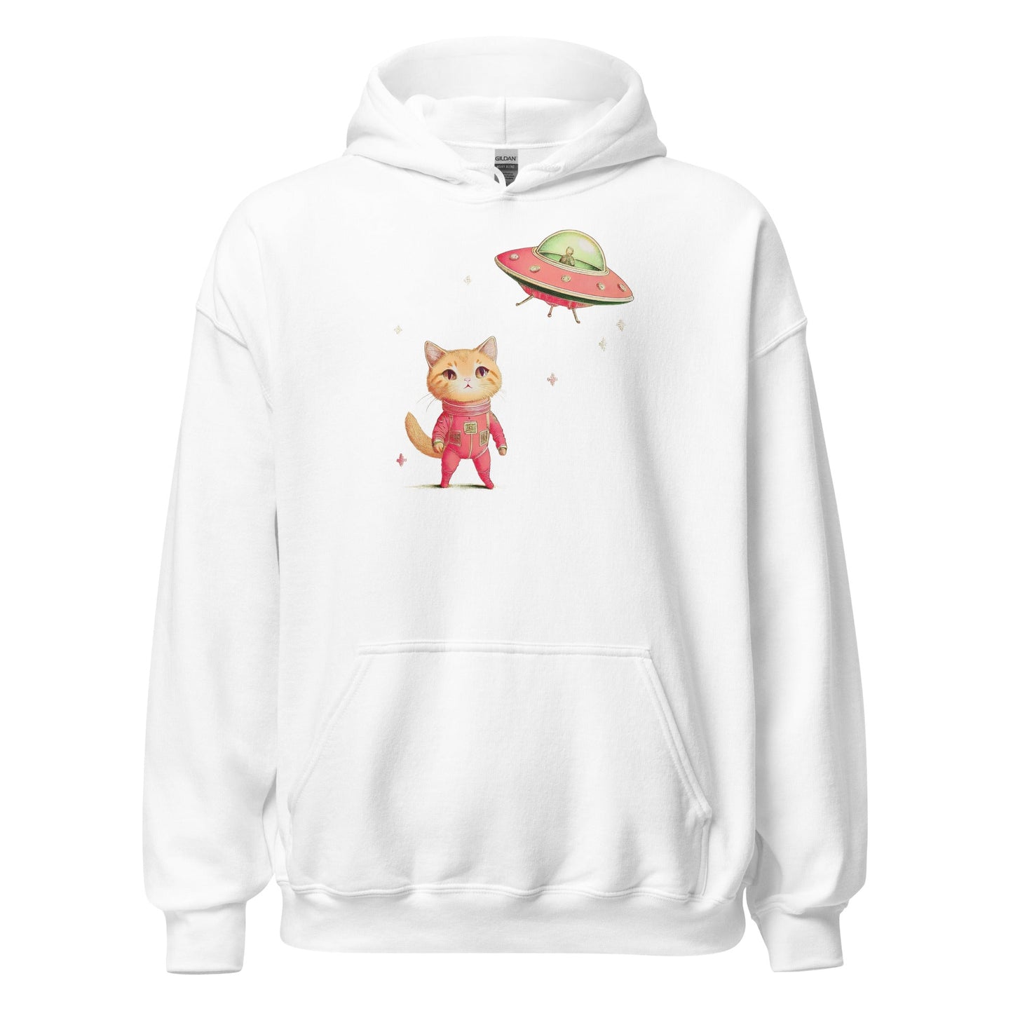UFO and Cat | Unisex Hoodie - Gorma & Friends