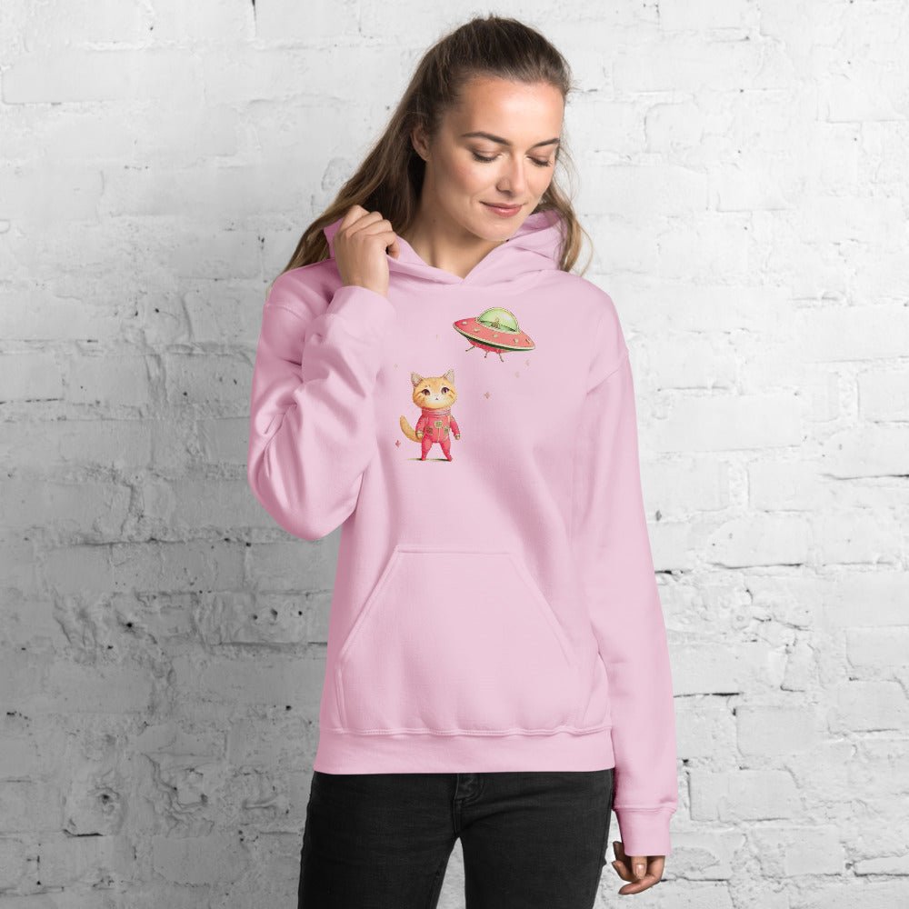 UFO and Cat | Unisex Hoodie - Gorma & Friends