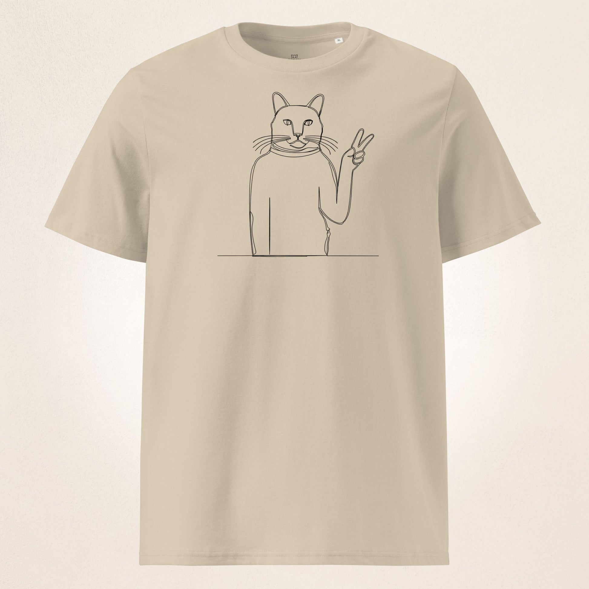 Ugly Cat Victory | organic cotton t-shirt - Gorma & Friends