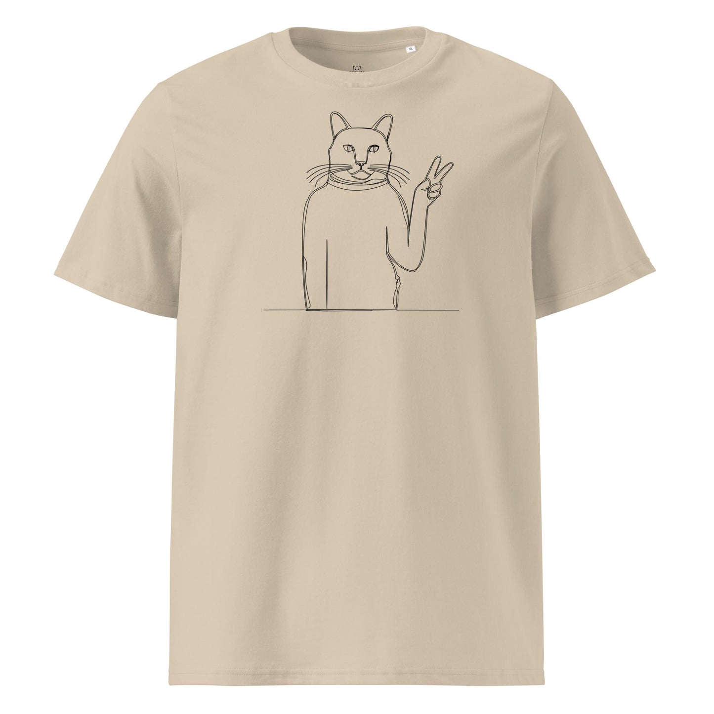 Ugly Cat Victory | organic cotton t-shirt - Gorma & Friends