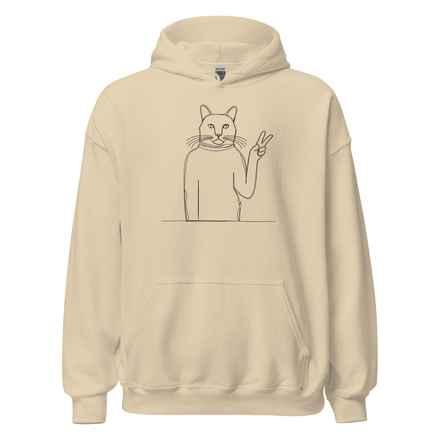Ugly Cat Victory | Unisex Hoodie - Gorma & Friends