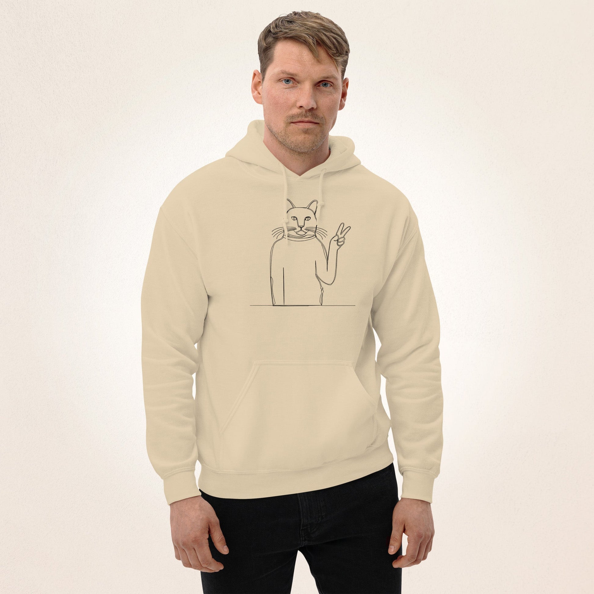Ugly Cat Victory | Unisex Hoodie - Gorma & Friends