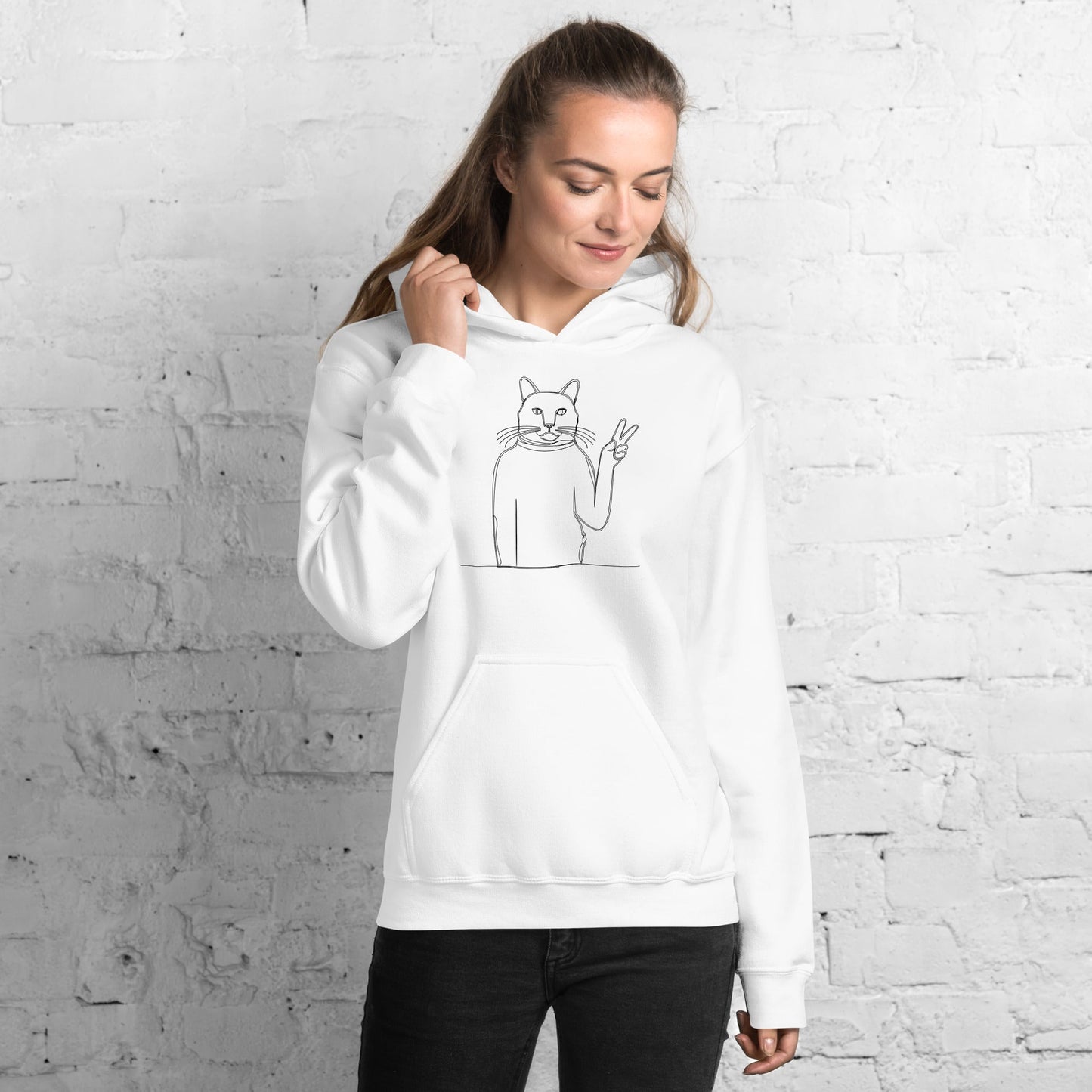Ugly Cat Victory | Unisex Hoodie - Gorma & Friends