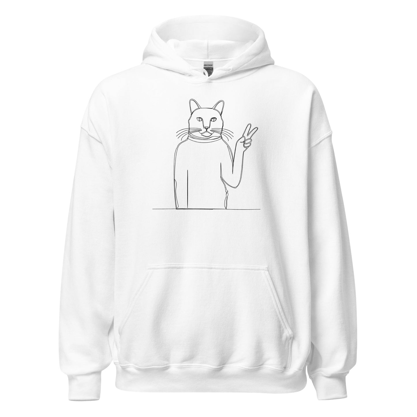 Ugly Cat Victory | Unisex Hoodie - Gorma & Friends