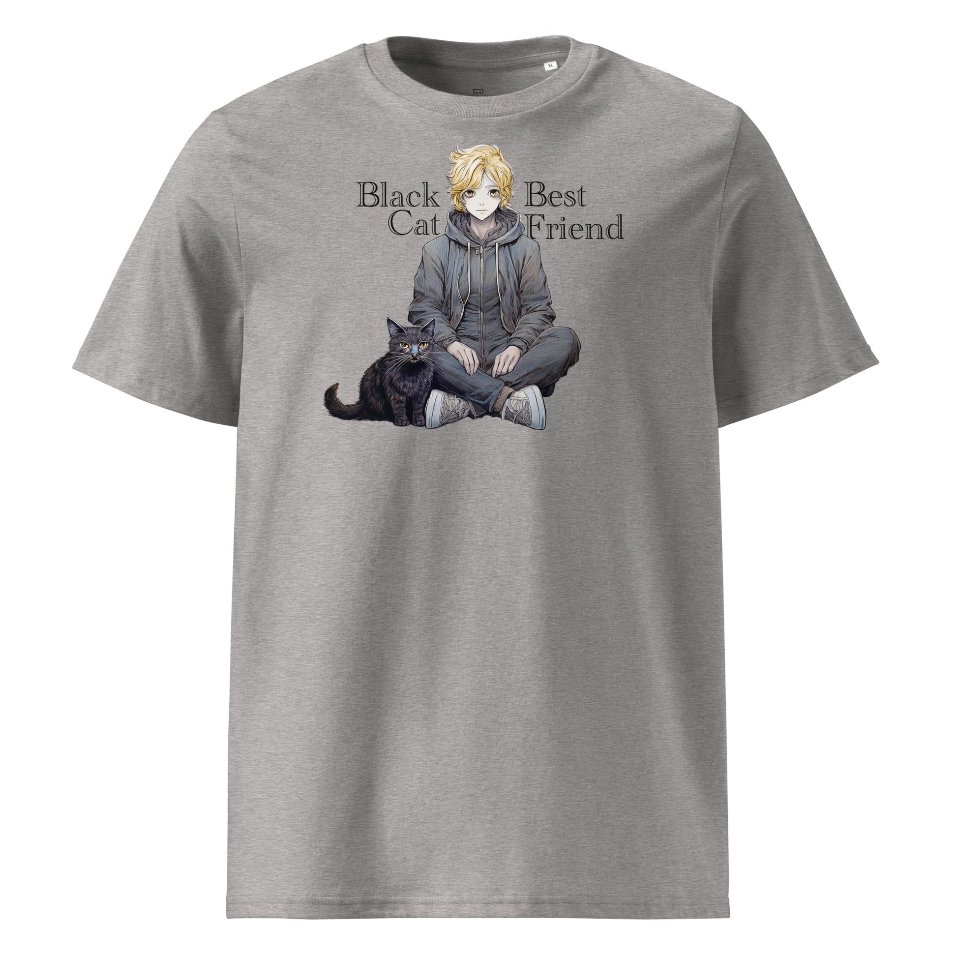 Black Cat Best Friend | organic cotton t-shirt - Gorma & Friends