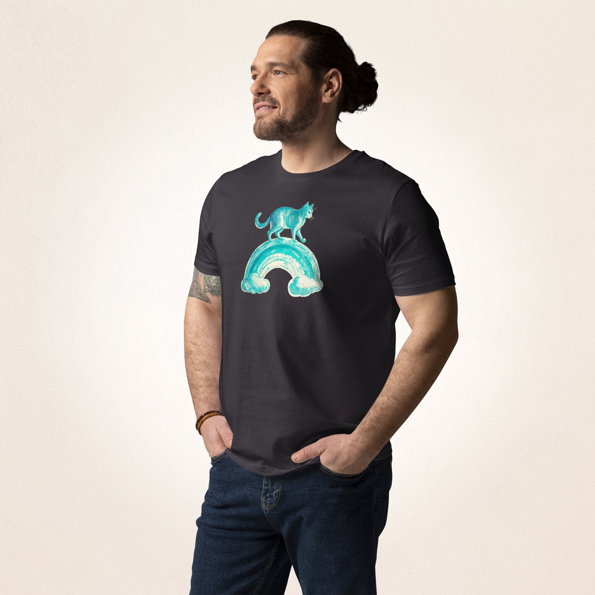 Cat on the Cloud | Unisex organic cotton t-shirt - Gorma & Friends