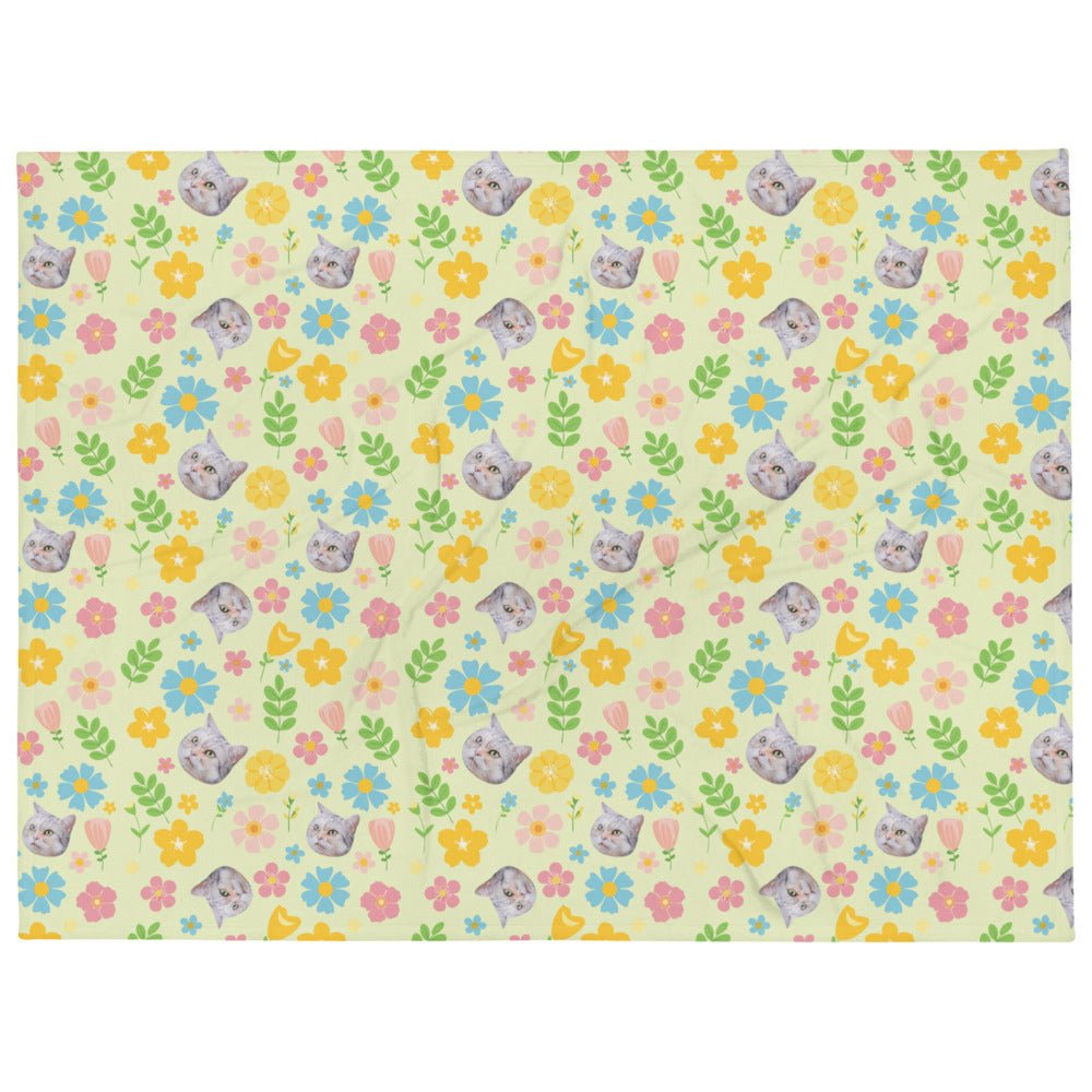 Furry Friend Blanket: Customized Pet Portrait - Spring Color | 個人化寵物毛氈（春色） - Gorma & Friends
