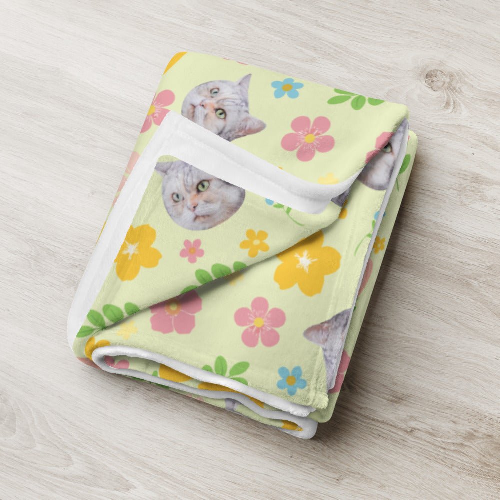 Furry Friend Blanket: Customized Pet Portrait - Spring Color | 個人化寵物毛氈（春色） - Gorma & Friends
