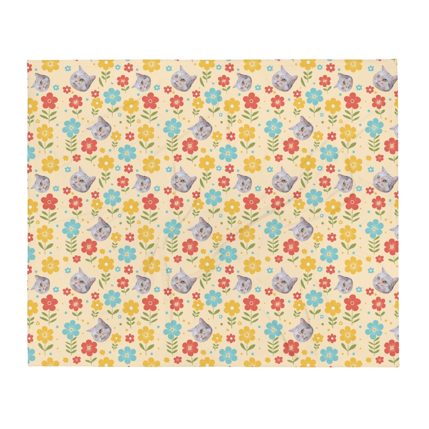 Furry Friend Blanket: Customized Pet Portrait - Summer Color | 個人化寵物毛氈（夏色） - Gorma & Friends