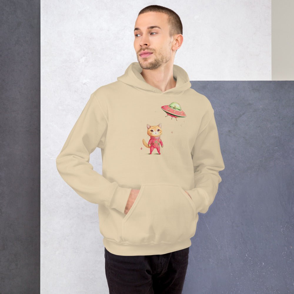 UFO and Cat | Unisex Hoodie - Gorma & Friends