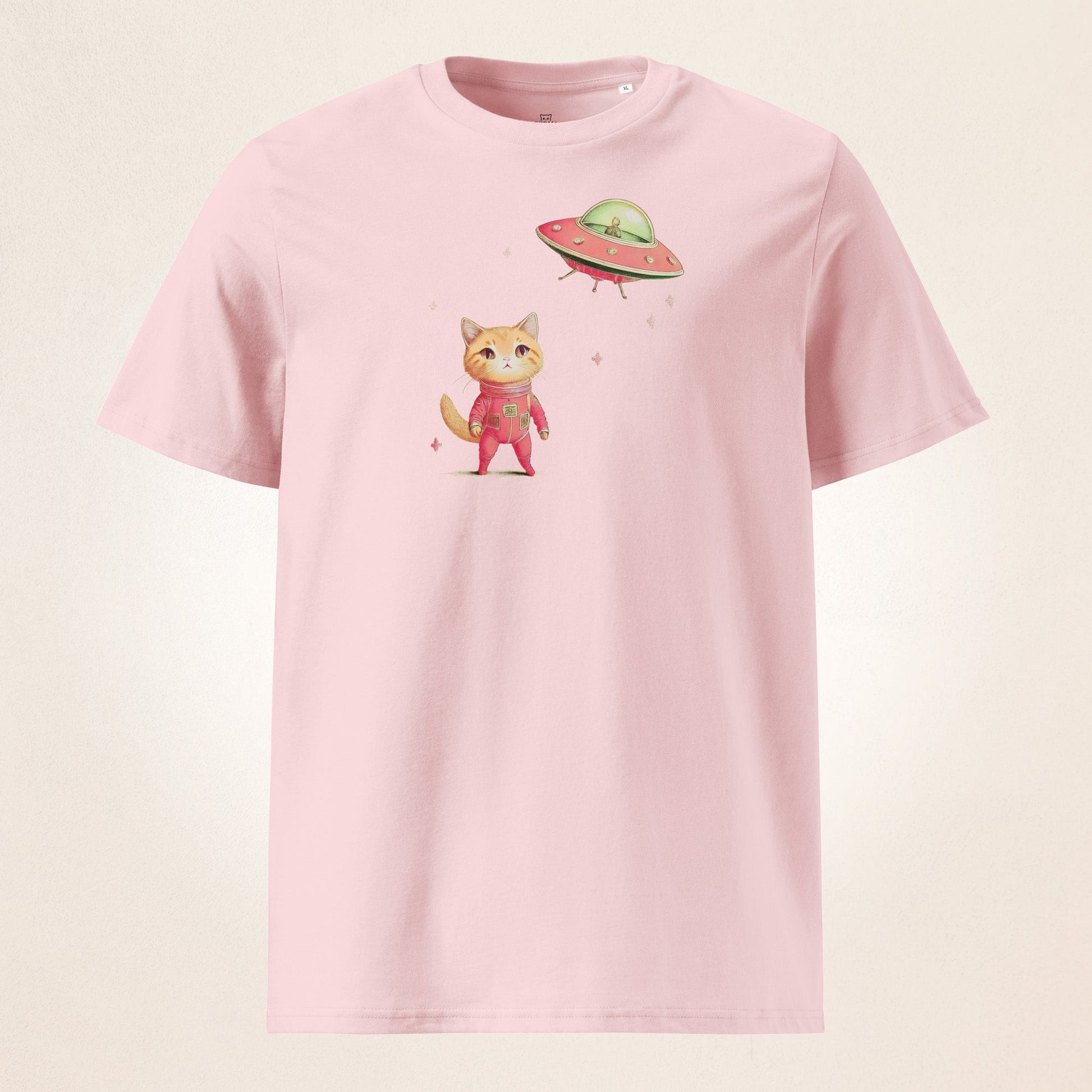 UFO and Cat | Unisex organic cotton t-shirt - Gorma & Friends