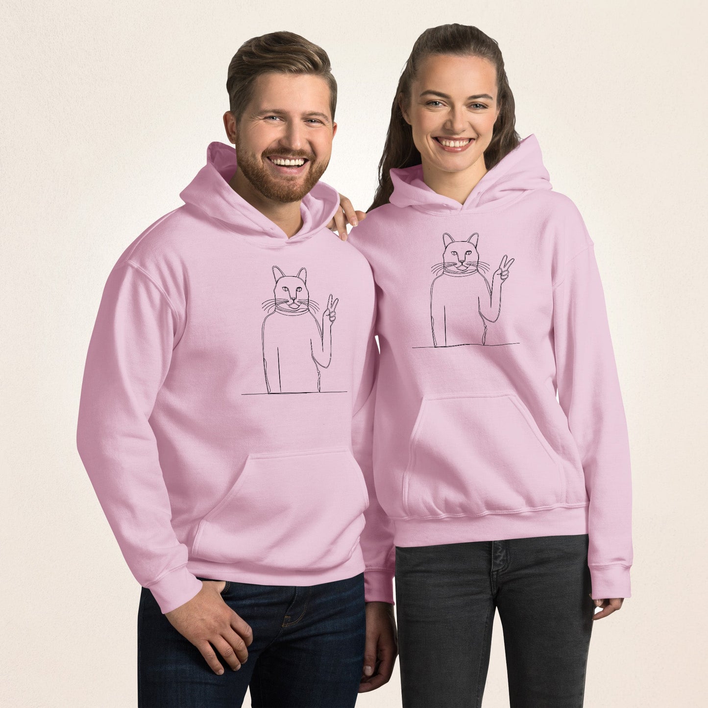 Ugly Cat Victory | Unisex Hoodie - Gorma & Friends